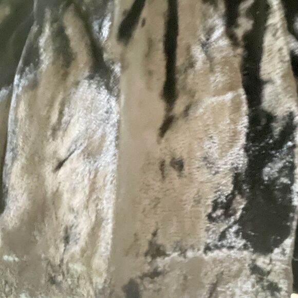 Donna Capozzi Kids 3T Dress Beige Woven Collared Baby Doll Dress Velvet Pinafore - Picture 8 of 14